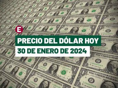 ¡Peso cae por segundo día! Precio del dólar hoy 30 de enero de 2024 en bancos de México