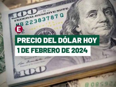 Bolsa Mexicana cierra con récord histórico: Precio del dólar hoy 1 de febrero